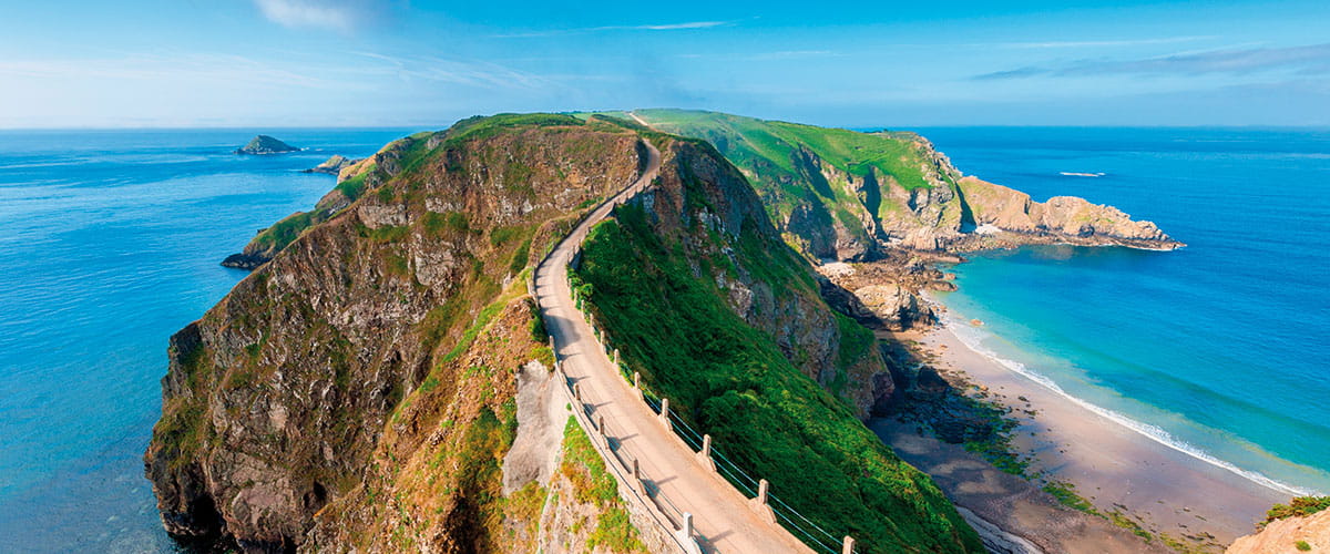 A view over the island of Sark, Channel Islands